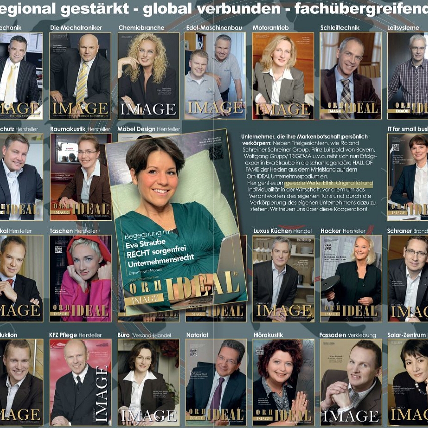 Eva Straube im Orhideal IMAGE Magazin